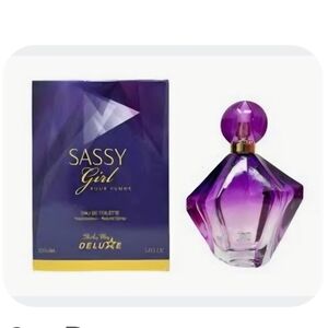 Sassy Girl Purple Ombre Diamond Bottle Perfume